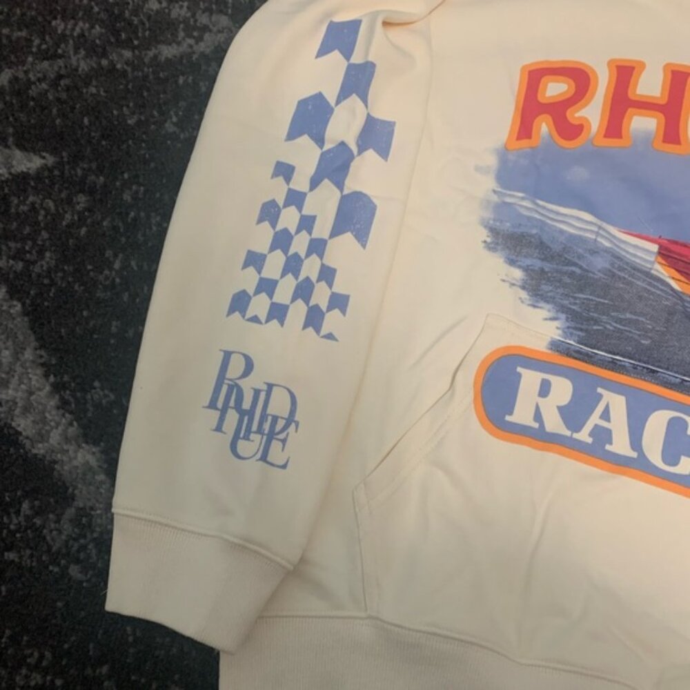 RHUDE Racing 1st Place Boat Hoodie Men’s Medium - Picture 3 of 5